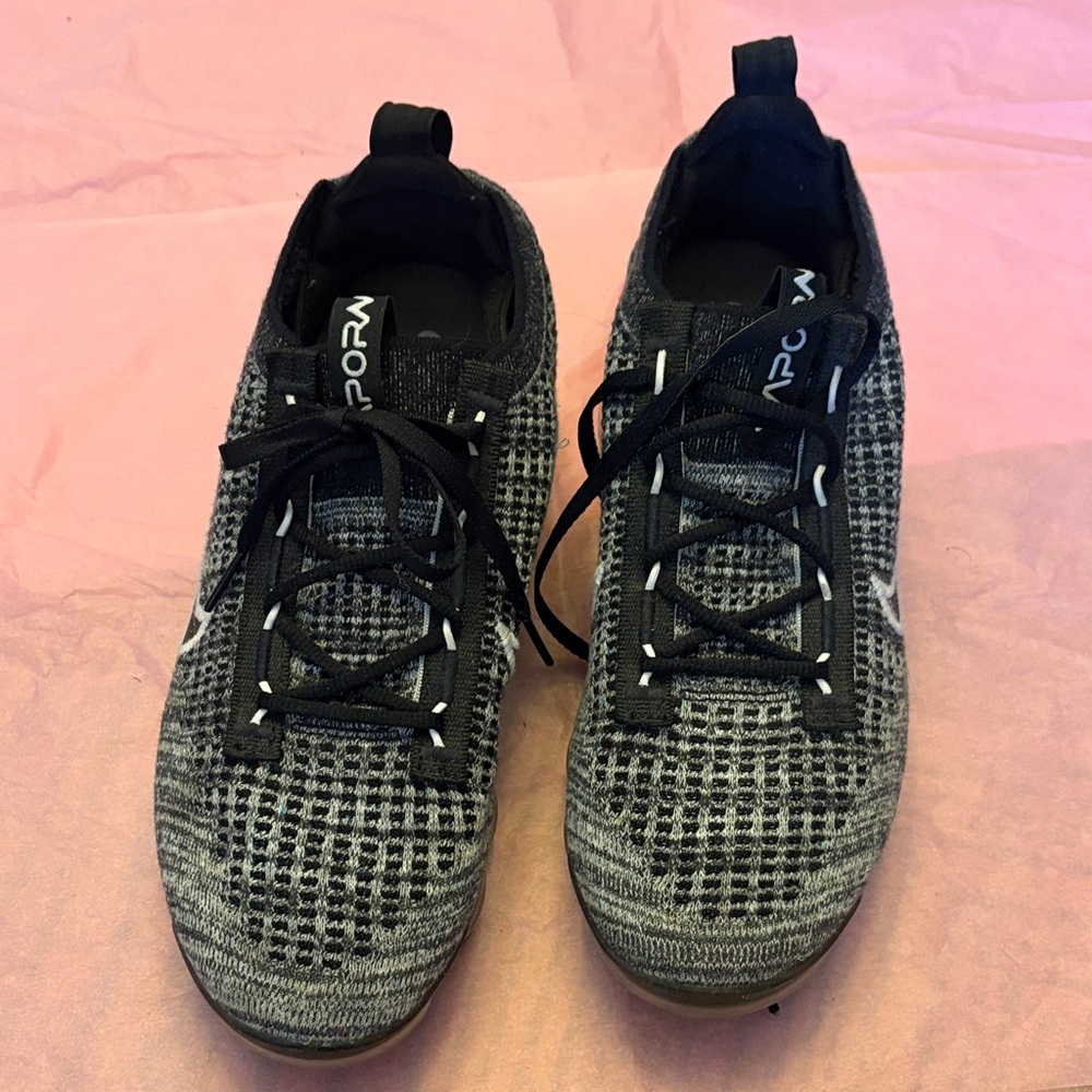 Nike vapor max Black and Gray Athletic Shoes
